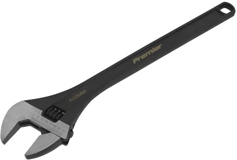 Sealey AK9566 600mm Adjustable Wrench , Black