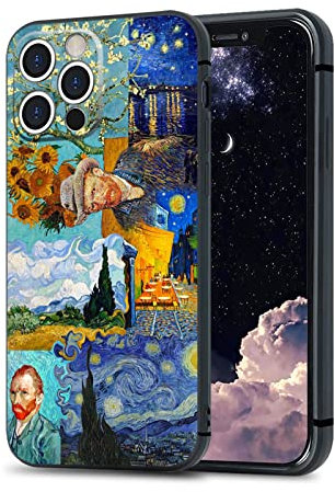 Van Gogh Art Collage Ästhetik Handyhülle für iPhone 12 (mattiert)