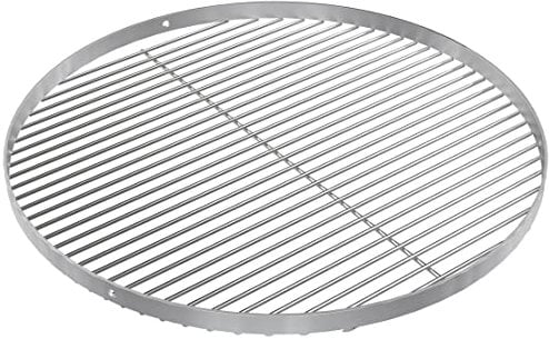 GriHero Griglia rotonda in acciaio inox per barbecue girevole, Ø 80 cm, con 3 fori di sospensione per barbecue girevole, griglia barbecue (4 dimensioni: Ø 50 cm, 60 cm, 70 cm, 80 cm)