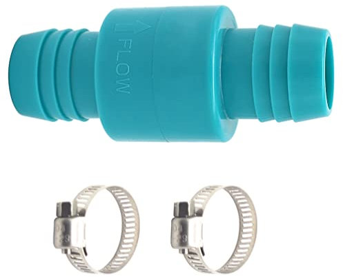 1 1/8 inch Check Valve, Marine Boat Bilge Pump Hose in-line one way, Non Return