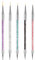 Sularpek Nail Art Pinsel, 5 Stück Nageldesign Pinsel, Nail Art Dotting Tools, Nail Art Liner-Pinsel, zum Herstellen von Nagellack, Punktieren, Feinmalerei, DIY