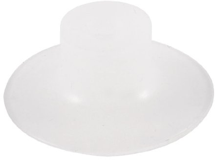 Ruilogod 30 mm x 10 mm aspiraciones de silicona impermeable ventosa succión lechón claro blancopuro