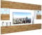 BELINI Wohnwand Vollausstattung Wohnzimmer-Set Moderne Schrankwand mit LED-Beleuchtung Anbauwand TV-Schrank Wotan-Eiche