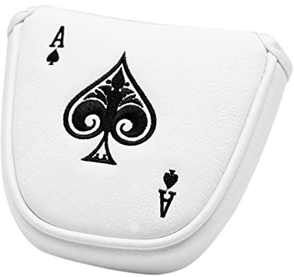 Yoiimiya Golf Mallet Putter Cover Headcover Magnetic Protector Fits for Odyssey 2 Ball Style Putters,RH LH