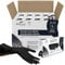 Farla Medical MediHands Nitrile Gloves - Disposable Black Gloves - Powder Free & Latex Free Nitrile Gloves Large - Multi-Purpose, Single Use - Box of 1000