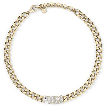 Philipp Plein Damen-Kette Lettering Goldfarben PJ1AA12NU