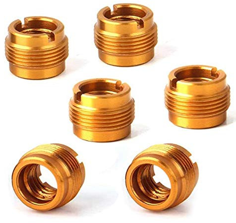 Hagsnec 6-Teilige Schrauben Gewinde Adapter mit Innen Gewinde Mikrofon Halter Mutter Adapter für Mikrofon StäNder