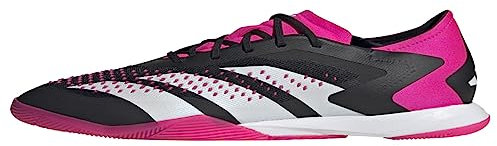 adidas Unisex Accuracy.3 Turf Soccer Shoe, Core Black/Cloud White/Team Shock Pi, 12.5 UK