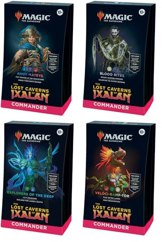 Magic the Gathering: The Lost Caverns of Ixalan - 4 Commander Decks (Case)