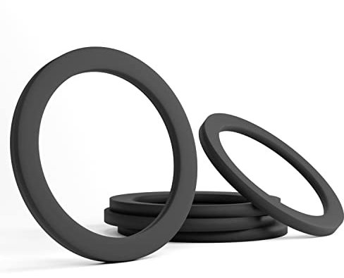 KKMSEALS Flachdichtung Gummi EPDM 2 - Dichtungsringe Set von 5 Stück - Flachdichtungen Set Effektive Isolierung - Dichtungsset - Flachdichtung Set (56x44x2 mm)