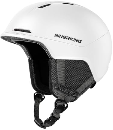 InnerKing Skihelm, 360° Kopfverstellung Snowboardhelm für Herren und Damen | CE EN 1077 ASTM Leicht Komfortabel 10 Belüftungsöffnungen Herausnehmbares Innenfutter Skibrillenhalter