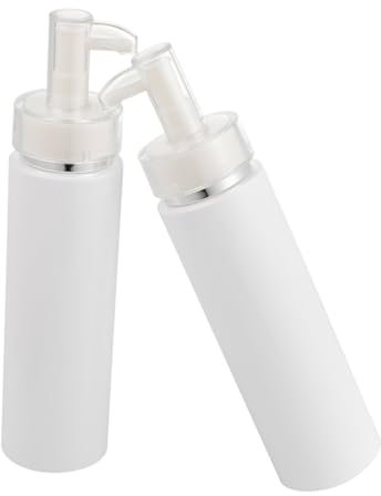 NWVDPQGCZ 2 Stück Lotionflasche, Kunststoff-Shampooflaschen, tragbarer Spender, Handseifenpumpe, Toilettenartikel, Flüssigkeitsbehälter, Reisecremetiegel, Shampoo-Spülung, Duschgel-Spender, PP/1060