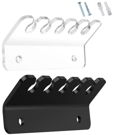 Fabixoin Cable Management - Acrylic Cable Organizer Holder - Acrylic Material Cable Storage Tool for Mobile Phone Charging Cables, Network Cables, Headset Cables, USB Cables