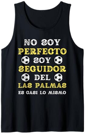 Las Palmas Futbol Hombre Divertido Idea Regalo Seguidor Camiseta sin Mangas