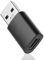 OFFCUP USB to USB C Adapter, 1 Pack Type C Female to USB A Male Cable Converter for Apple Watch 10 9, iPhone 14 13 12 11 Pro Max Plus, AirPods, Samsung Galaxy S24 S23 S24 A34