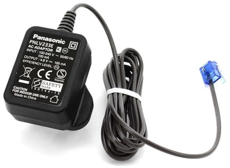 Genuine PNLV233E Cordless Telephone Charger Power Supply 4.8V DC 160mA For Panasonic KX-TGC222E KX-TGC223E