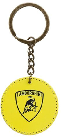 HANROOG Porte-Clés de Voiture pour Lamborghini,Porte Clef Voiture Porte Clé Cadeau de Vacances,A-Yellow