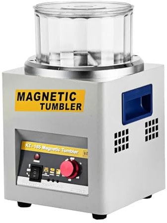 Magnetic Tumbler Jewelry Polisher 2000 RPM KT-185 Finisher 180mm for Jewelry Metal Casting