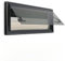 Wohnmobilfenster Universal 700x300mm Wohnwagen Fenster 85° Externes Push Fenster mit Fliegengitter und integriertem Rollo, Wohnmobil Seitenfenster für Van Camper