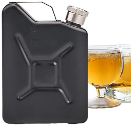 Flasque de voyage pour liqueur - Étanche - 150 ml - En acier inoxydable - Pour gym, randonnée, aventure, extérieur, hommes, femmes, personnes âgées, pique-nique