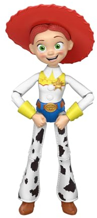 Mattel Disney und Pixar Toy Story 5 Tanzendes Cowgirl Jessie | Großfigur 30 cm, Filmspielzeug, tanzende Cowgirl-Bewegung, 12 Gelenkpunkte, detailgetreu, JKV40