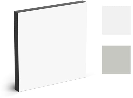 Platten HPL 100x15 cm - 12 mm dick (Weiß), langlebig,Solide, feuchtigkeitsbeständig, Vollkernplatten, Badezimmerarbeitsplatte, Arbeitsplatte