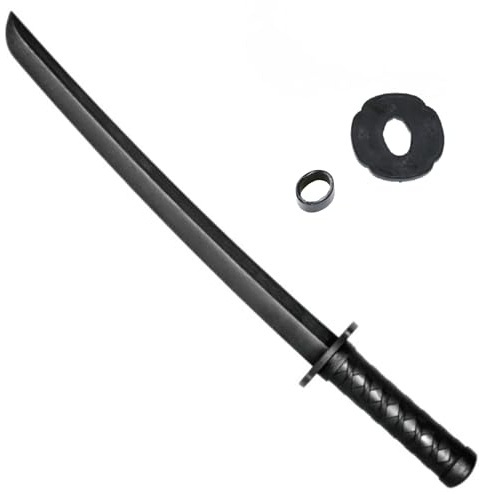 Sportech Italia - Shoto aus Polypropylen mit Tsuba, für japanische Kampfkunst Iaido Kendo Kenjutsu Wakizashi Kodachi Aikido