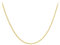 CARISSIMA Damen 9k (375) Gelbgold 1.2mm Diamantschliff Twist Panzerkette 1.13.0463 41cm/16zoll