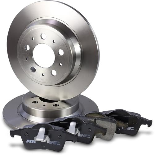BESTPRICE Bremsenset Hinterachse inkl. Bremsscheiben Ø 288 mm Voll + Bremsbeläge hinten, Kompatibel mit VOLVO S60 I (384), S80 I (184), V70 II (285), XC70 CROSS COUNTRY I (295)
