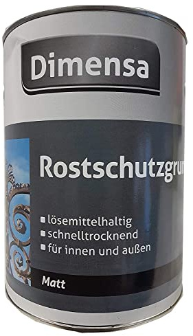 Dimensa Rostschutz Grundierung 2,5 liter Grau
