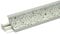 DQ-PP Baguette d'angle de 2,5 m - Granit clair - 23 x 23 mm - PVC - Vis incluses - Baguette de finition pour plan de travail de cuisine - Baguette de finition - Plinthe de finition - Plinthe murale de