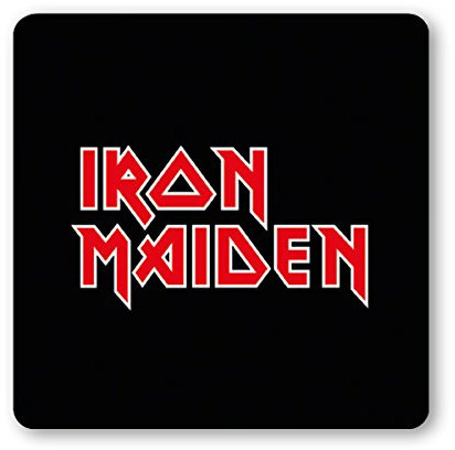 Logoshirt® Rock I Iron Maiden I Heavy Meta I Untersetzer I Coaster I Kork I 10x10cm I langlebiger Druck I Lizenziertes Originaldesign