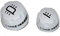 Weber 60088 - Q3200 2PC Control Knob Kit