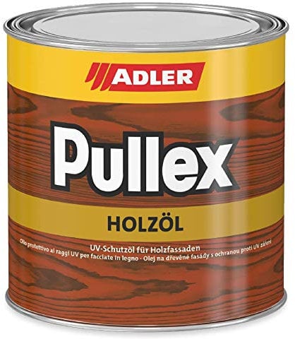ADLER Pullex Holzöl Außen - Universell einsetzbar für senkrechte Holzflächen im Außenbereich - Holzpflege & Holzschutz auf Basis natürlicher, veredelter Öle - Farbe Farblos/Transparent 10l
