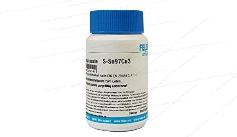 Felder 250 g Weichlöt- & Verzinnungspaste S-Sn97Cu3 nach DIN 29454