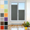 Plisart Premium Plissee Klemmfix Ohne Bohren, Grafit 80x200cm, Sonnenschutz, Lichtdurchlässig, Easyfix Rollo Plissees für Fenster, Faltrollo, Jalousie zum Klemmen, Plisseerollo