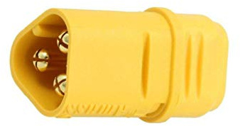 2X MT30-M Stecker zur DC-Stromversorgung MT30 männlich PIN: 3 gelötet AMASS