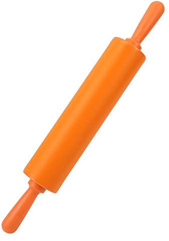 Rodillo De Amasar Material De Silicona Rodillo De Masa DiseñO De Tipo Rodillo Longitud Moderada Perfecto Para Pizza Y Masa De Tarta Tartas De Huevo Galletas