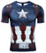 Superhero Compression Shirt Fitness Running Clothing Gym Cycling T-Shirt Tight Tops Baselayer M
