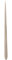 Stoff Nagel Candle Set, Wax, Beige, 29 cm, 150 gramm