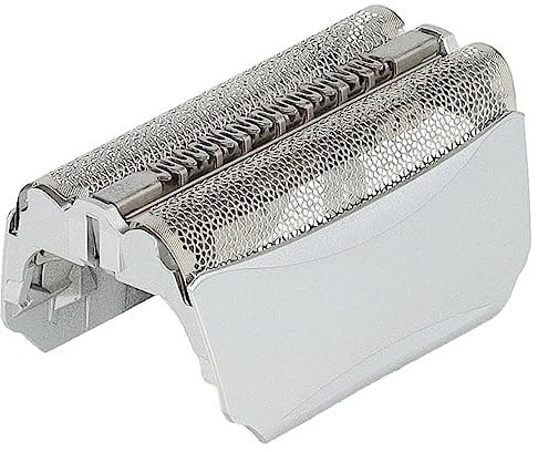 vhbw Doppelscherfolie kompatibel mit Braun 8975, 8985, 8986, 8987, 8990, 8991, 8995, 8998 Elektrorasierer - Typ 51B + Rahmen, Silber