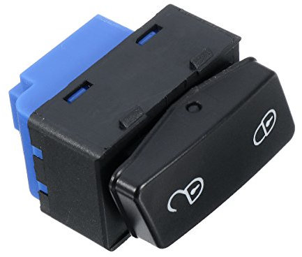 PeroFors Bouton De Sécurité De L'Interrupteur De Déverrouillage De La Serrure De Commande Centrale De Porte pour VW Caddy Touran