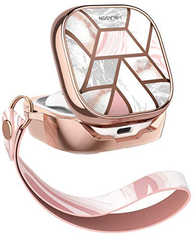 i-Blason Cosmo Protective Case for Galaxy Buds Live (2020)/Pro (2021)/2 (2021), Marble Pink