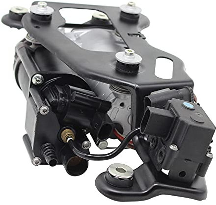 AIRSUSFAT Air Suspension Compressor,Air Pump with bracket + Valve Block For BMW X5 F15 F16 F85 F86, 37206875177, 37206850555, 37206868998