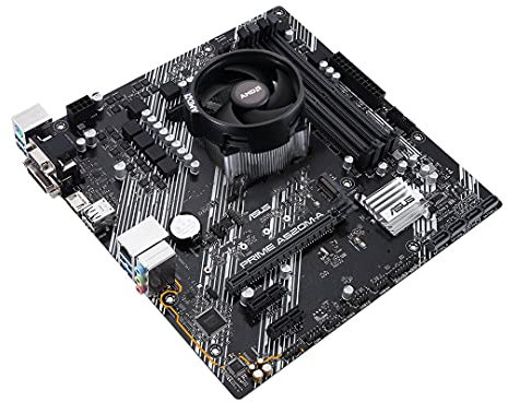 ADMI CPU Motherboard Bundle: AMD Ryzen 5 5600G 6 Core 4.4GHz Boost CPU, ASUS PRIME A520M-A mATX Motherboard, Corsair Vengeance LPX 16GB 3600Mhz DDR4 RAM