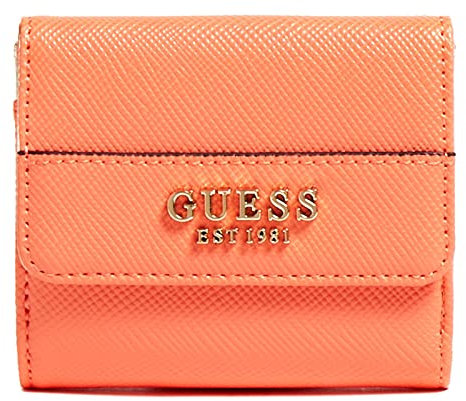 GUESS Laurel Card & Coin Purse Coral
