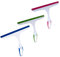 Escurridor de Ducha,3 PCS Limpiacristales Ducha Escurridor de Goma Limpiaparabrisas Borrador Acero Inoxidable Limpiacristales con Colgador de Pared para Espejo Baño Ventana Piso Vidrio