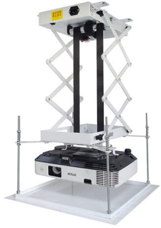 Motorized Scissor Projector Lift by [Brand], 70CM Ceiling Projector Lift, Universal Fit, Projectors (10KG Load)