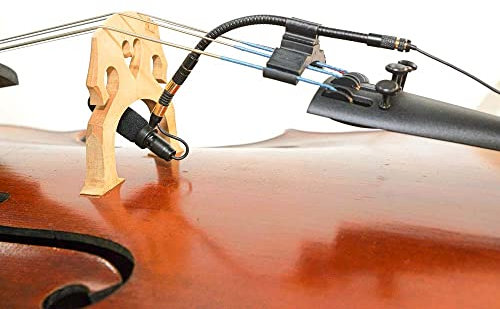 Rannsgeer PMMB19-Cello Musikinstrument-Mikrofon mit Celloklemme und 5 Anschlüssen