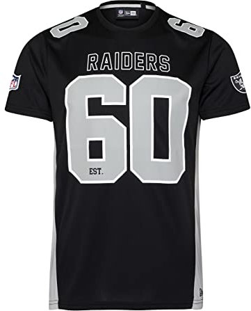 New Era Las Vegas Raiders NFL Established Number Mesh Tee Black T-Shirt - XL